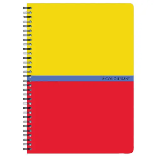 Carnet spirale - 14,8x21 cm -5x5 - 70g - 180 pages - CONQUERANT