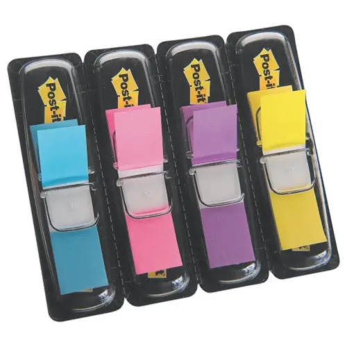Marque-pages étroits souples - 4 distributeurs - Post-it