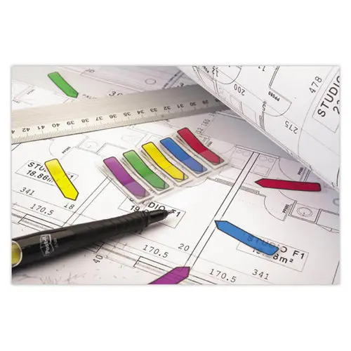 Distributeurs de 24 marque-pages flèches souples - POST-IT