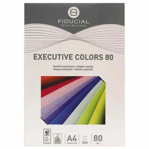 Ramette de papier couleur pastel A4 Executive Colors 80g - Saumon - FIDUCIAL 