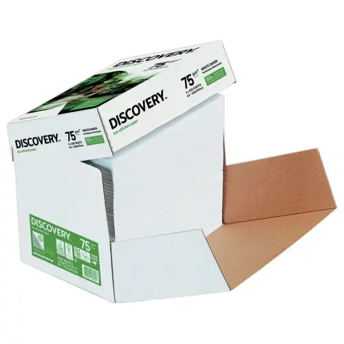 Carton de 2500 feuilles A4 75g/m² - DISCOVERY