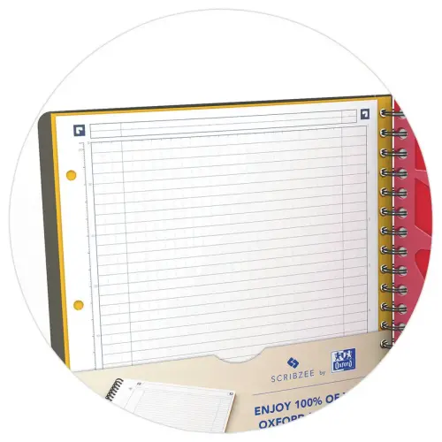 Cahier A4 - Carreaux 5x5 - Oxford