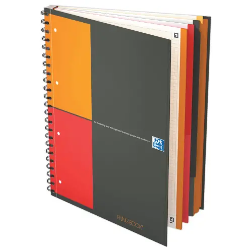 Cahier A4 Filingbook - 5x5 - 80g - Oxford International