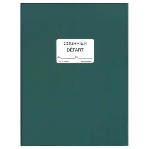 Registre du courrier au départ - 150 pages - ELVE