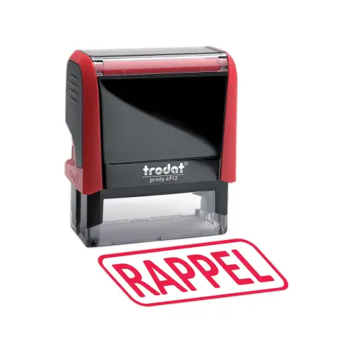 Timbre formule commerciale - 'Rappel' - TRODAT