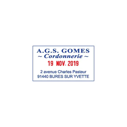 Dateur personnalisable professionnel "Métal Line" 5440 - 4 lignes - TRODAT