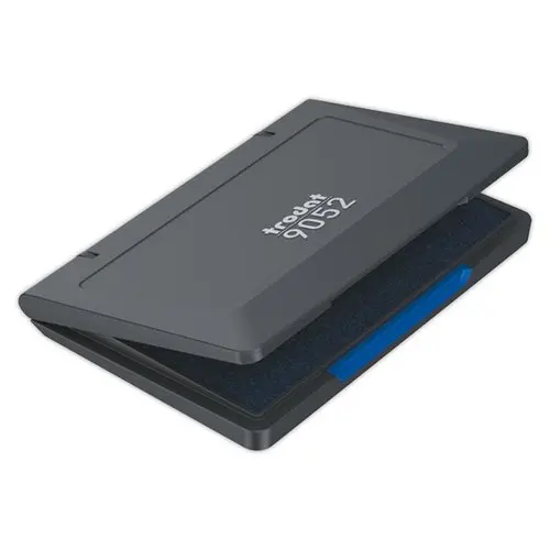 Tampon encreur – Rechargeable – 7 x 11 cm – Bleu - TRODAT