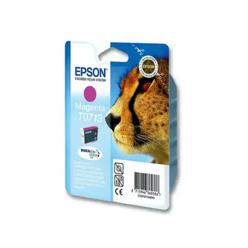 cartouche jet d'encre EPSON magenta Gu&eacute;pard T0713 