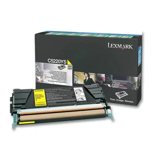 Toner LEXMARK jaune C5220YS 