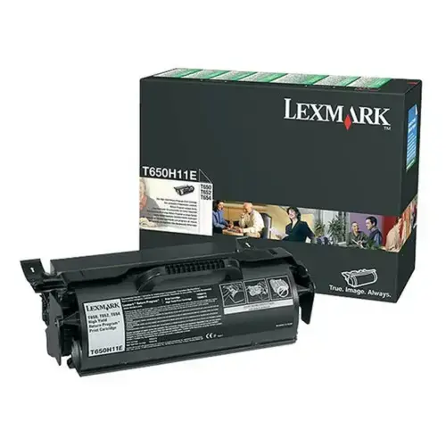 Toner LEXMARK noir HC T650H11E