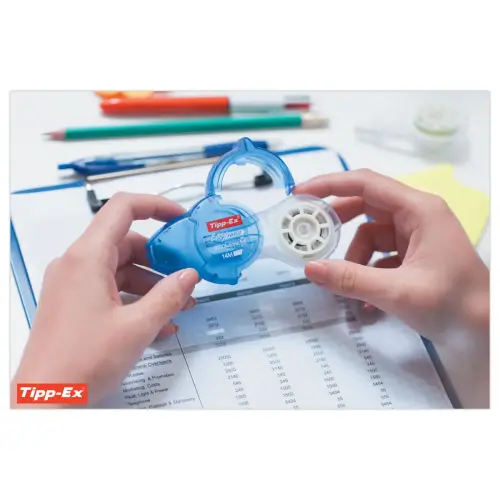 3 Correcteurs &agrave; sec Easy Refill ECOlutions + 1 offert - Bande L 14 m x l 5 mm - Rechargeable - Tipp-Ex 