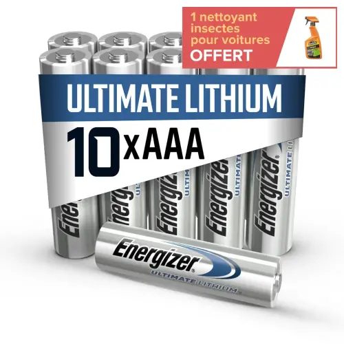 20 Piles lithium Ultimate L92 (AAA) - Energizer