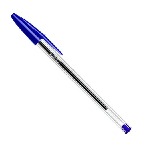 50 Stylos bille Cristal - &Eacute;criture moyenne - Bleu - BIC 