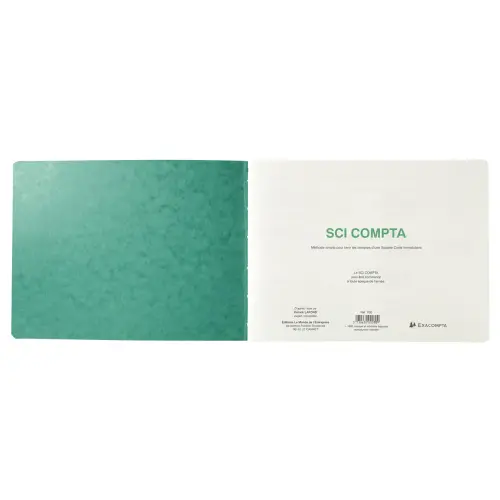 Piq&ucirc;re 24x32cm - SCI Compta 80 pages - EXACOMPTA 