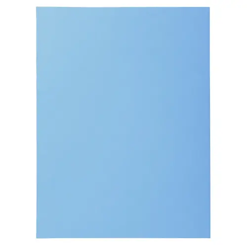 Paquet de 50 chemises 2 rabats SUPER 210 - 24x32cm - Bleu clair - EXACOMPTA