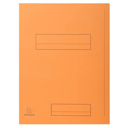 Paquet de 50 chemises imprimées 2 rabats SUPER 210 - 24x32cm - Orange - EXACOMPTA