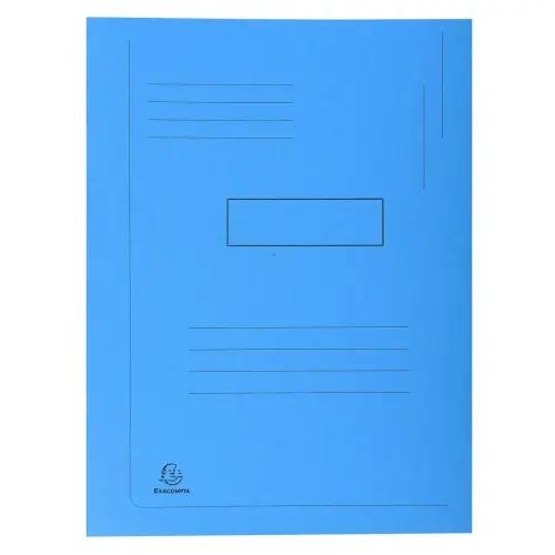 Chemise imprimée à 2 rabats Forever® 290g/m² - 24x32cm - Bleu vif - EXACOMPTA