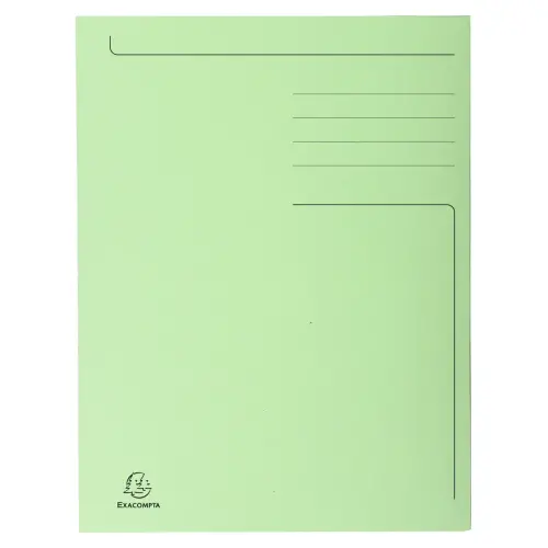 Chemise imprimée 3 rabats Forever® 280gm² - Folio - Vert Pré - EXACOMPTA