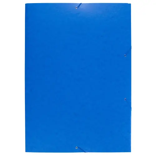 Chemise à élastique 3 rabats carte lustrée 600gm² - A2 - Bleu - EXACOMPTA