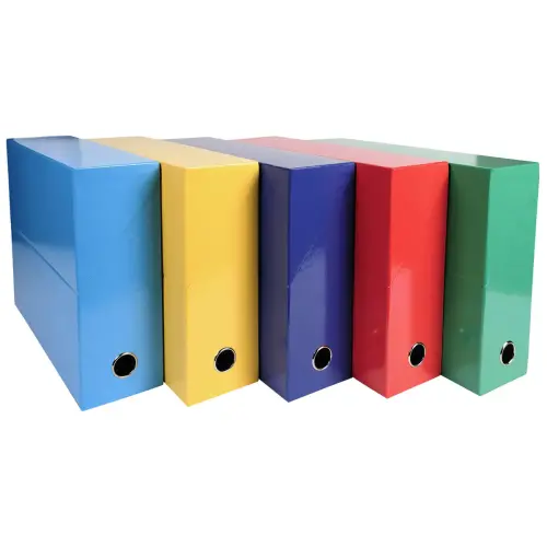 Boite transfert dos 90mm Iderama - Couleurs assorties - EXACOMPTA 