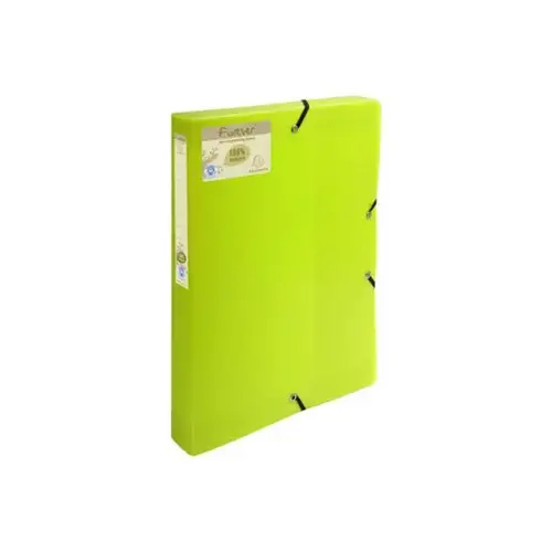 Boite de classement Exabox dos 40mm polypropyl&egrave;ne 7/10e Forever&reg; PP - A4 - Vert anis - EXACOMPTA 