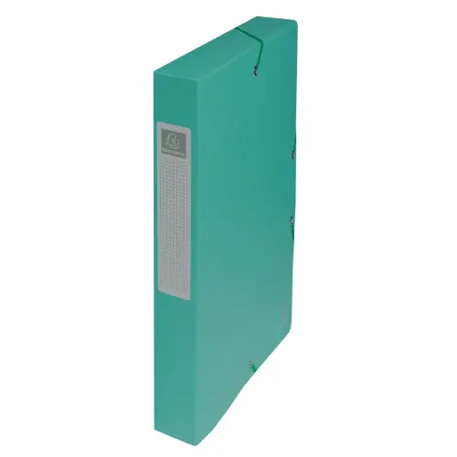 Boite de classement Exabox Dos 40mm Carte lustrée - A4 - Vert - EXACOMPTA