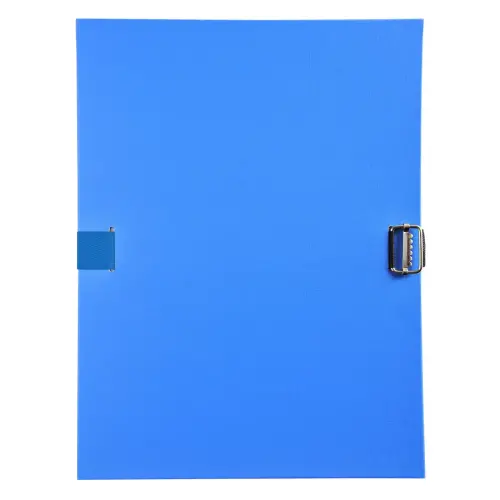 Chemise à sangle dos extensible avec rabat en pied et boucle à coulisseau cranté - polypropylène - Bleu clair - EXACOMPTA