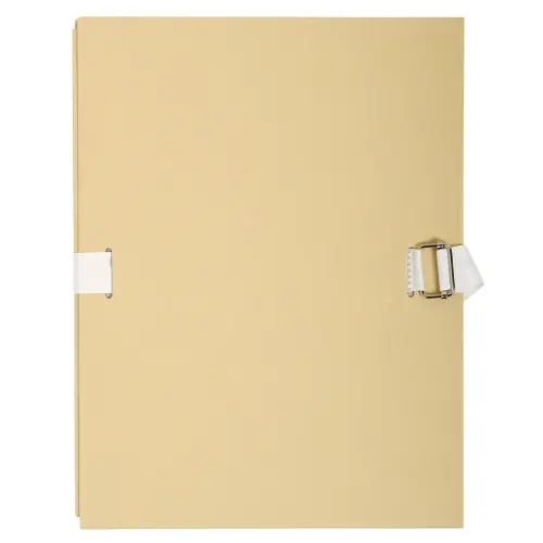 Chemise dos extensible papier 24x32cm - filmée par 5 - Mastic - EXACOMPTA