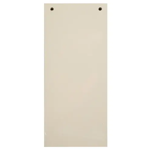 Paquet 100 fiches intercalaires horizontales unies perforées Forever - 105x240mm - Bulle - EXACOMPTA