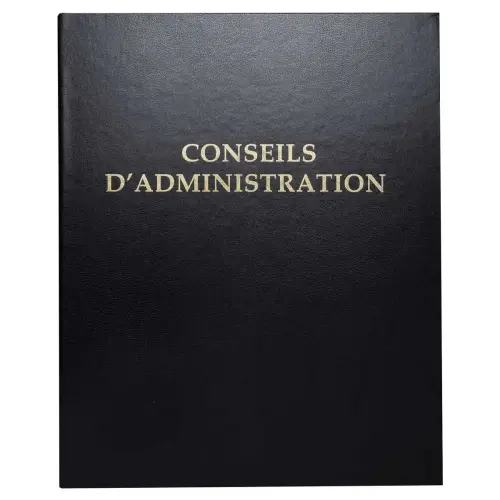 Reliure registre économique 32x26cm 4 anneaux - Conseils d'administration - EXACOMPTA
