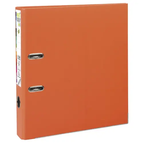 Classeur à levier Prem'Touch intérieur et extérieur en polypropylène - Dos 50mm - A4 maxi. - Orange - EXACOMPTA
