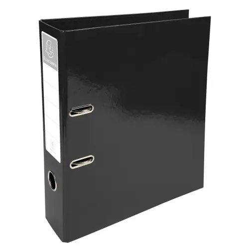 Classeur à levier Iderama Prem'Touch® dos 70mm - Noir - EXACOMPTA