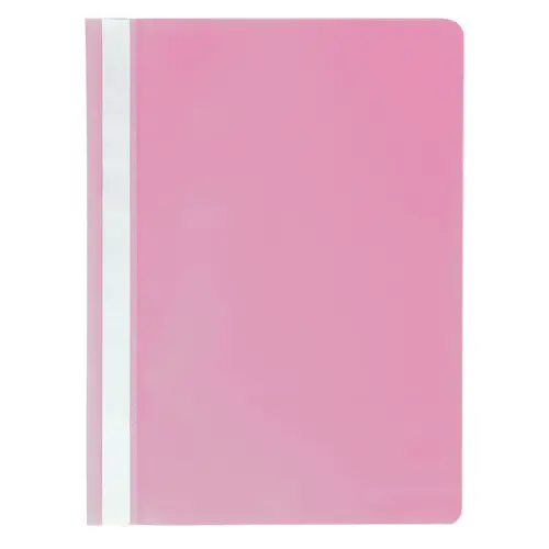 Chemise de présentation à lamelles Polypropylène standard - A4 - Rose - EXACOMPTA