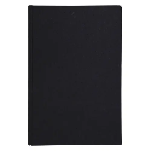 Registre 35x22,5cm 5x5 folioté 500 pages - Noir toilé - EXACOMPTA