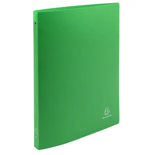 Classeur 4 anneaux 15mm polypropyl&egrave;ne OPAK - A4 - Vert clair - EXACOMPTA 