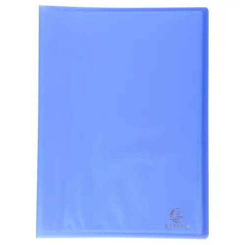 Protège-documents en polypropylène semi rigide Chromaline 80 vues - A4 - Bleu - EXACOMPTA
