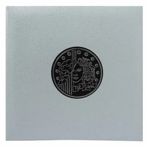Classeur numismatique + 5 feuilles plastique - 24,5x25 cm - Métallisé - EXACOMPTA