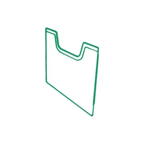 Plaque de recouvrement A4 vertical - Vert bouteille - EXACOMPTA 