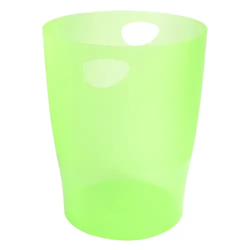 ECOBIN Corbeille à papier - Vert pomme translucide - EXACOMPTA
