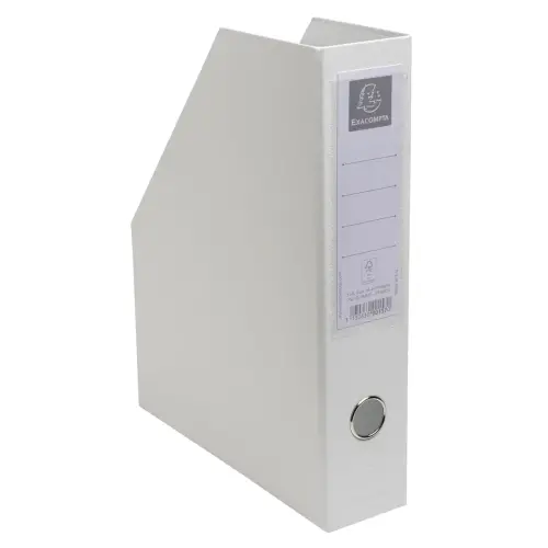 Porte-revues PP - Dos 70mm - livrés à plat - 23x31cm - Blanc - EXACOMPTA