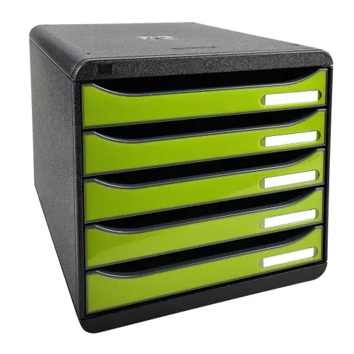BIG-BOX PLUS - Noir/vert anis glossy - EXACOMPTA