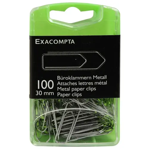 100 attaches lettres m&eacute;tal 30mm 