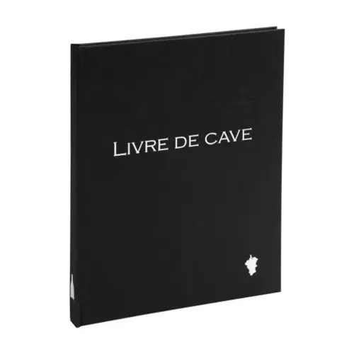 LIVRE DE CAVE.220X170.96 PAGES NOIR