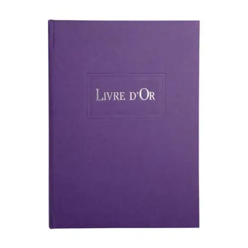 LIVRE D OR    1M.220X170 VIOLET 