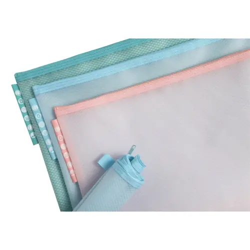 Pochette zip EVA A4 Chrom pastel assorti - Exacompta 