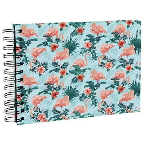 Album FLAMINGO - Reliure spirales - 50 pages - 23 x 16 cm - Exacompta