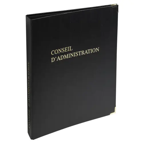 Reliure registre Conseil d'Administration - 100 feuillets 90 g/m² - 2 gardes - Exacompta