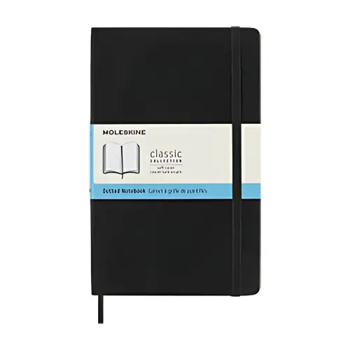 Carnet Pointillé - A5 - Noir - Moleskine