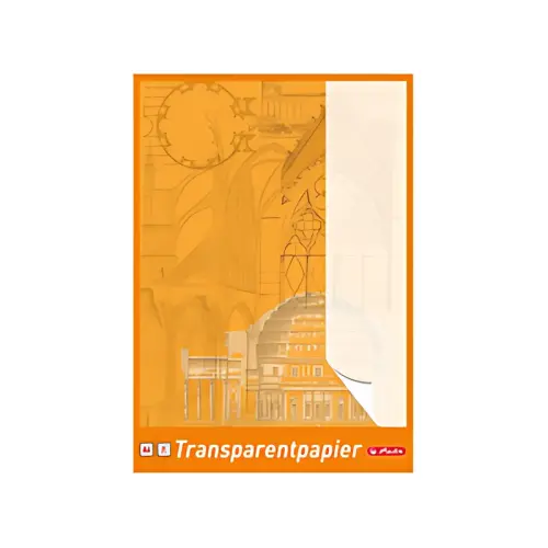 Bloc de papier transparent A4 - 65 g/m² - Herlitz