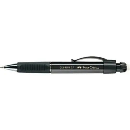 Porte-mines GRIP PLUS 1307 - Noir-métallique - Faber-Castell